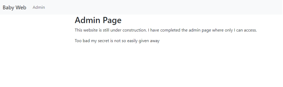 Admin Page