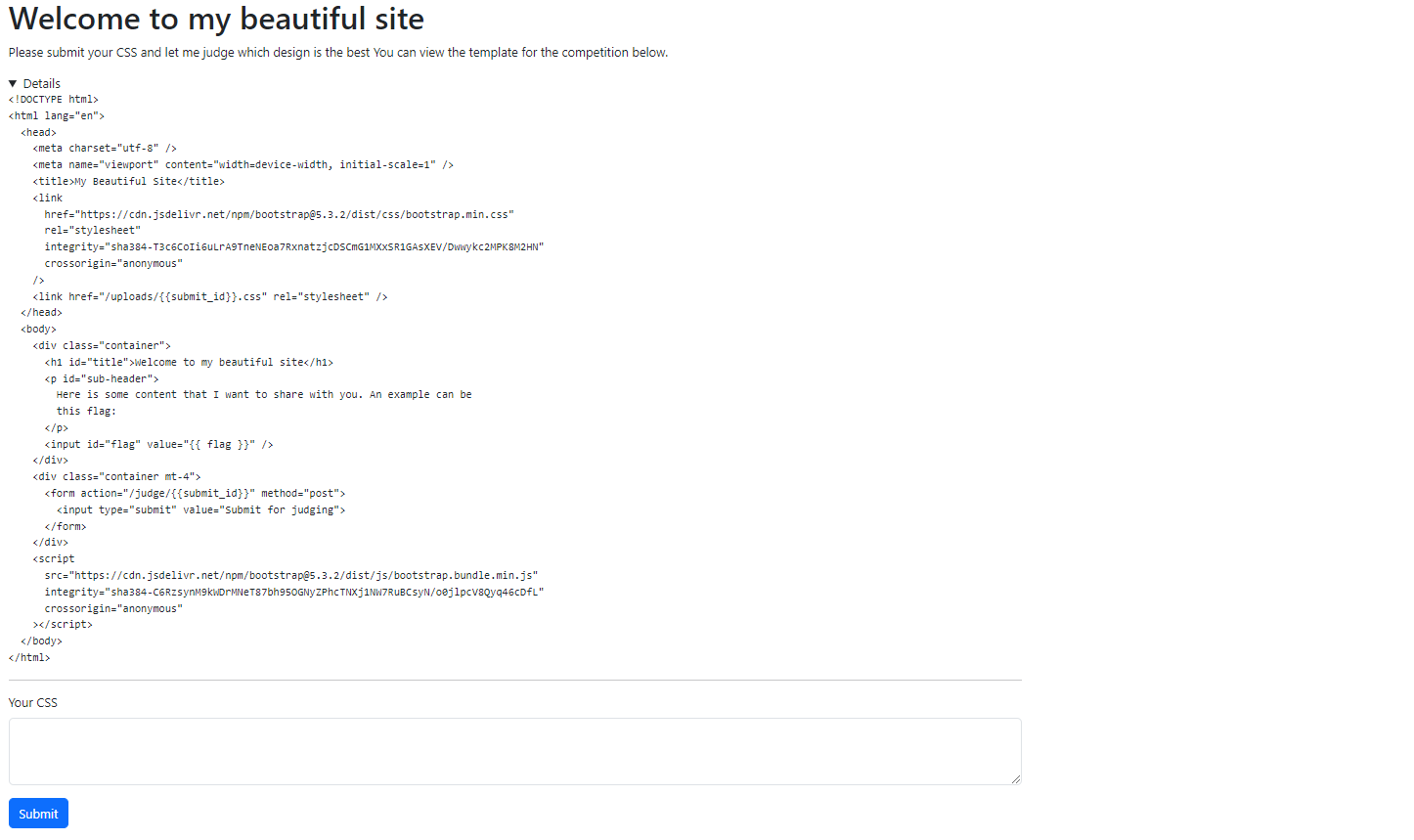 Landing Page