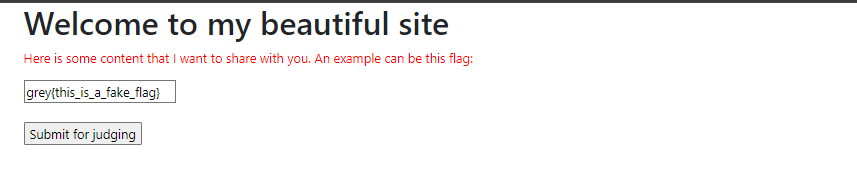 Submission Page