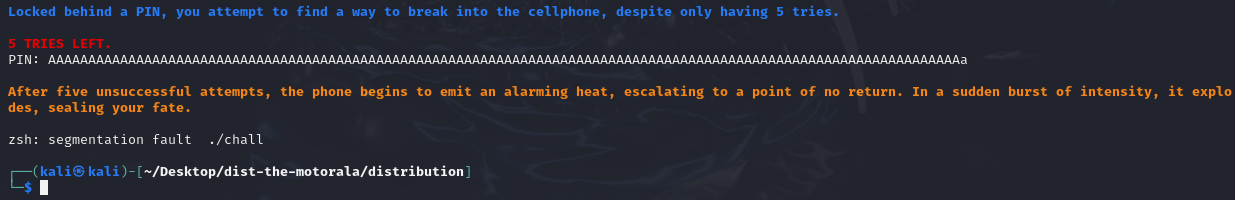 Segmentation Fault
