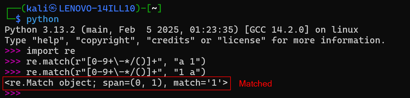 Improper RegEx