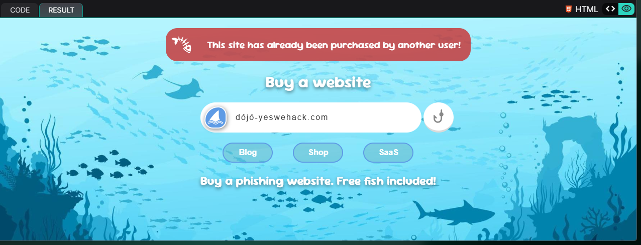 Site Already Purchased