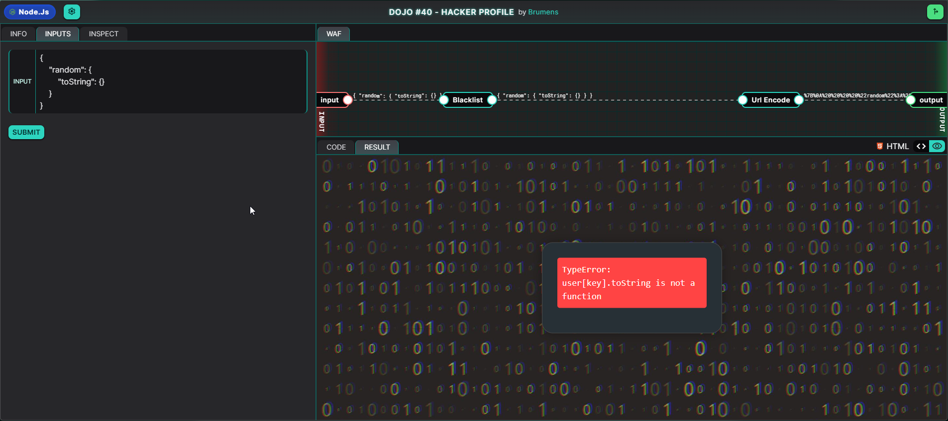 TypeError Thrown Successfully
